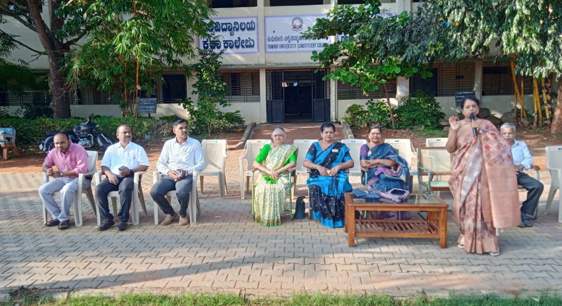 ರೋಟರಿ ತುಮಕೂರು ಇವರಿಂದ ವಿಶ್ವವಿದ್ಯಾನಿಲಯ ಕಲಾ ಕಾಲೇಜಿನ ವಿದ್ಯಾರ್ಥಿಗಳಿಗೆ “ಸರ್ವೆಕಲ್ ಕ್ಯಾನ್ಸರ್” ಬಗ್ಗೆ ಜಾಗೃತಿಯನ್ನು ಮೂಡಿಸಲಾಯಿತು